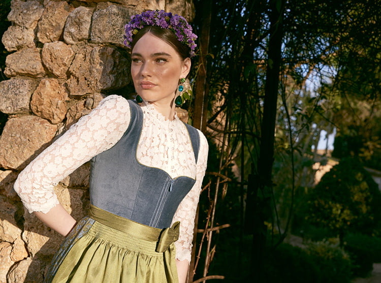 Dirndl ohne Schnürung