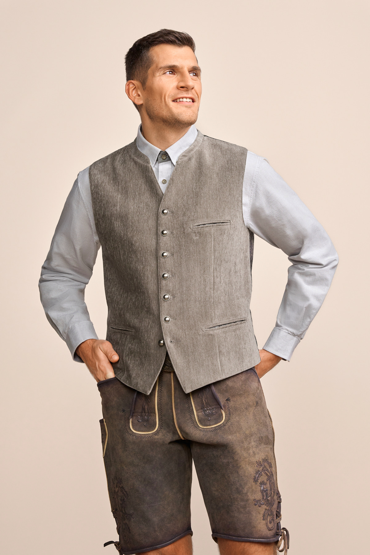 Trachten waistcoat Nikolai in Krüger Dirndl Online Shop