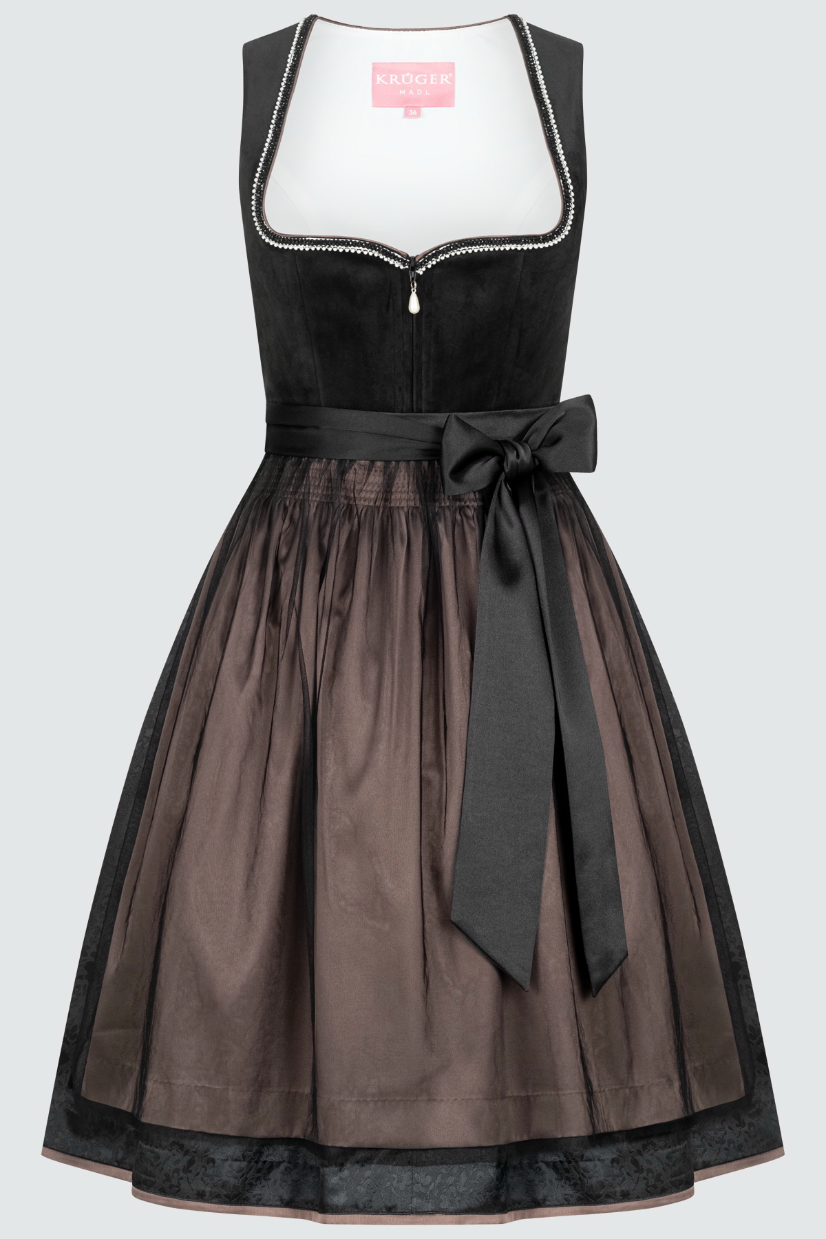 Black Dirndl in the Krger Dirndl Online Shop