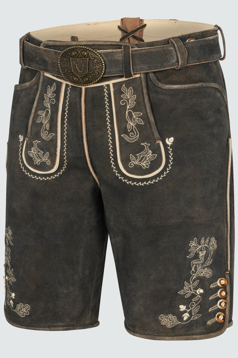 Lederhose Arendt mit Gürtel