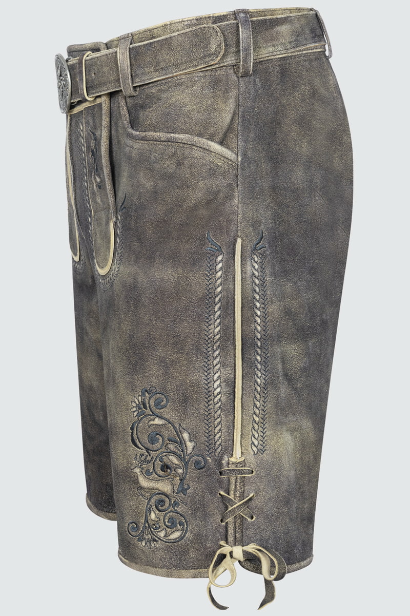Lederhose Gideon mit Gürtel