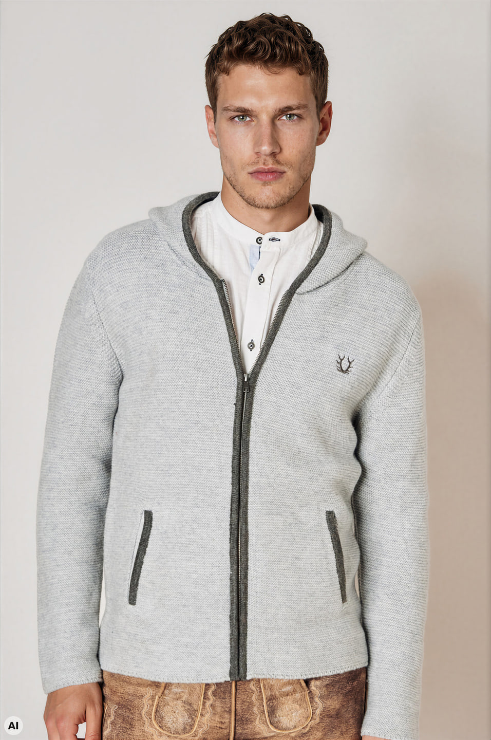 Strickjacke Leopold
