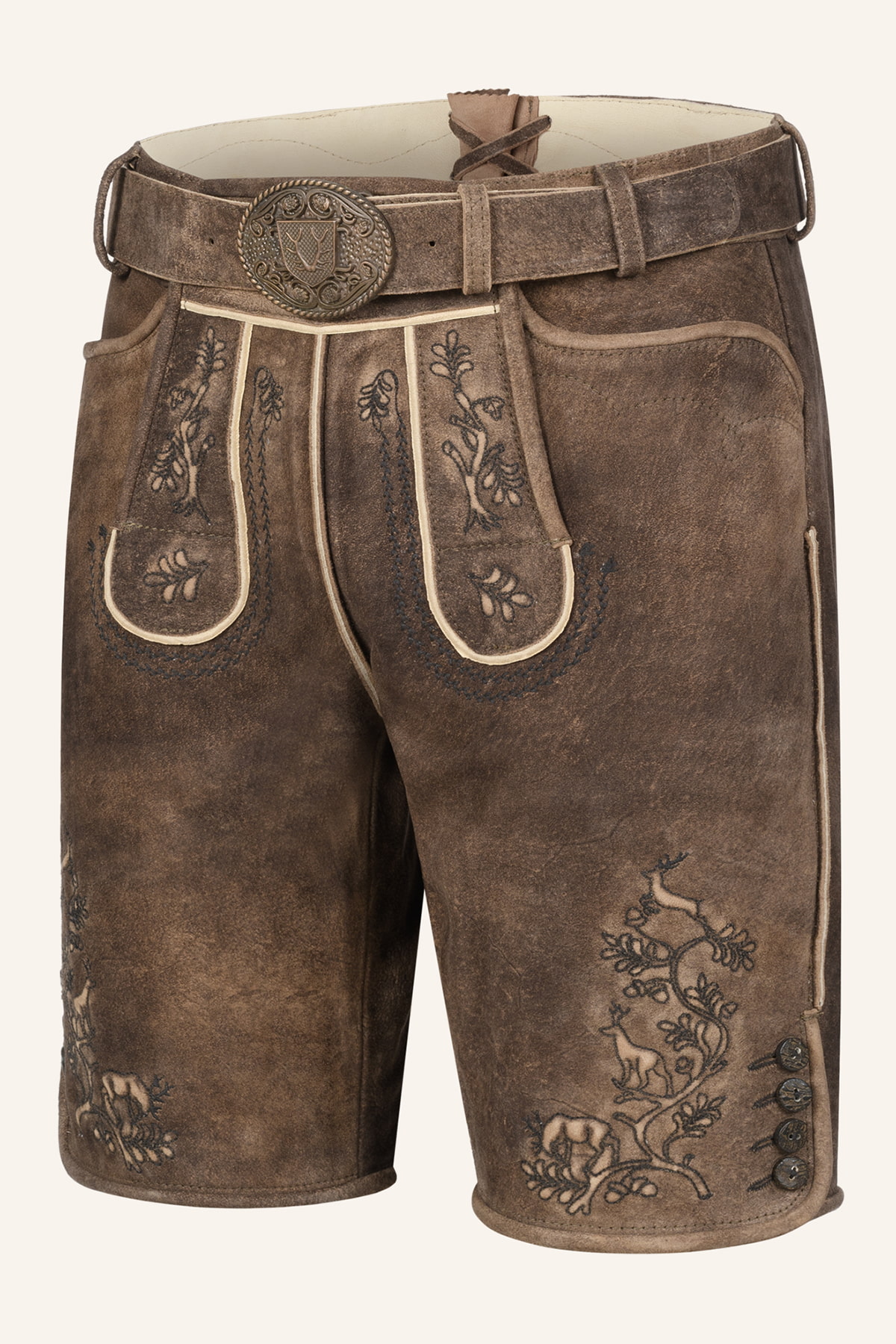 Lederhose Mischa mit Gürtel