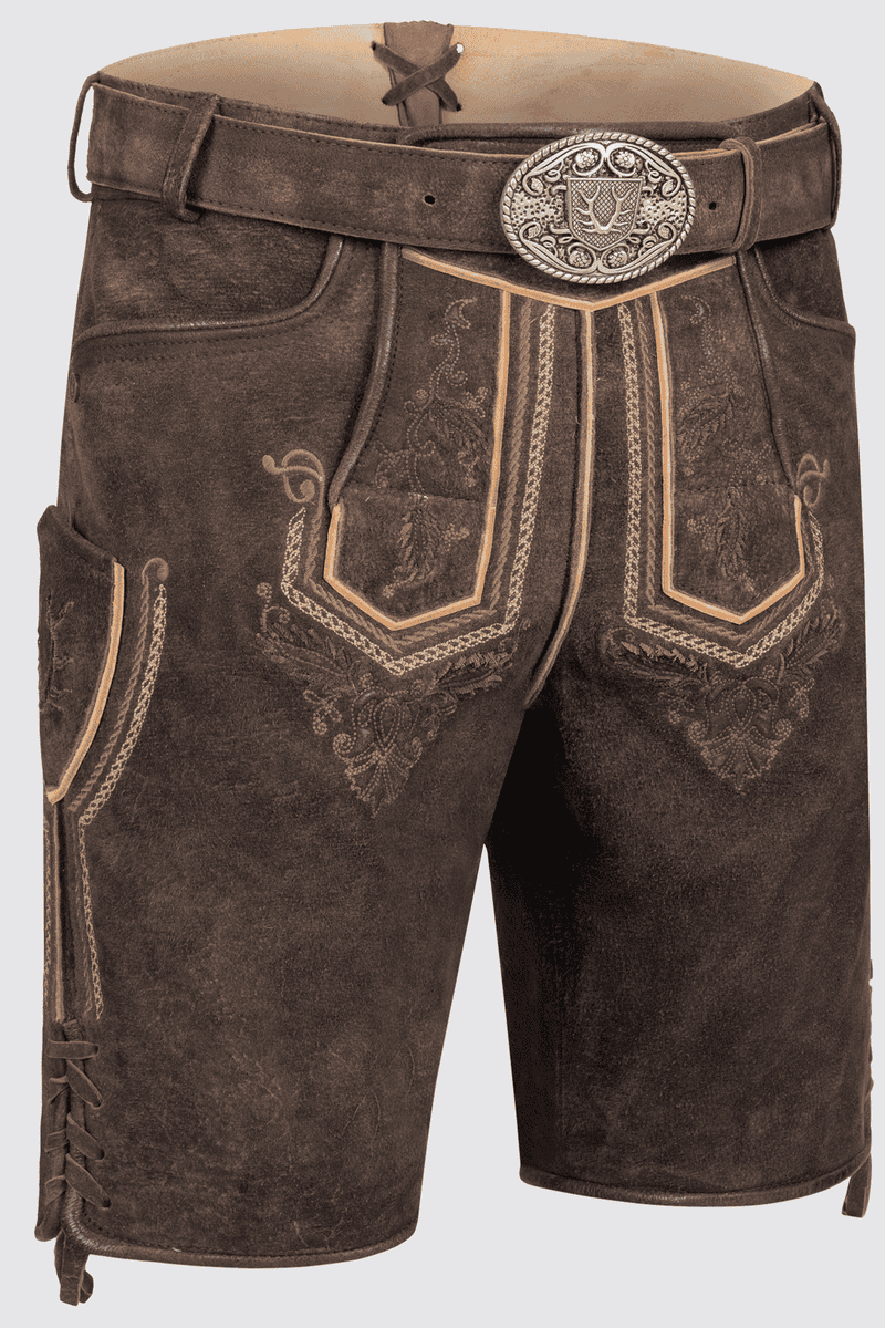 Lederhose Rufus mit Gürtel