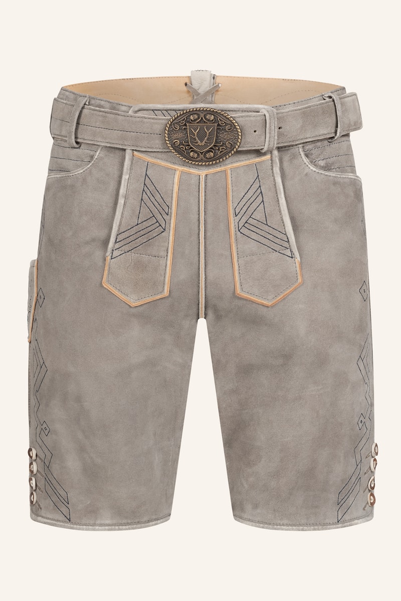 Lederhose Xilas mit Gürtel
