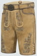 Lederhose Juan mit Gürtel
