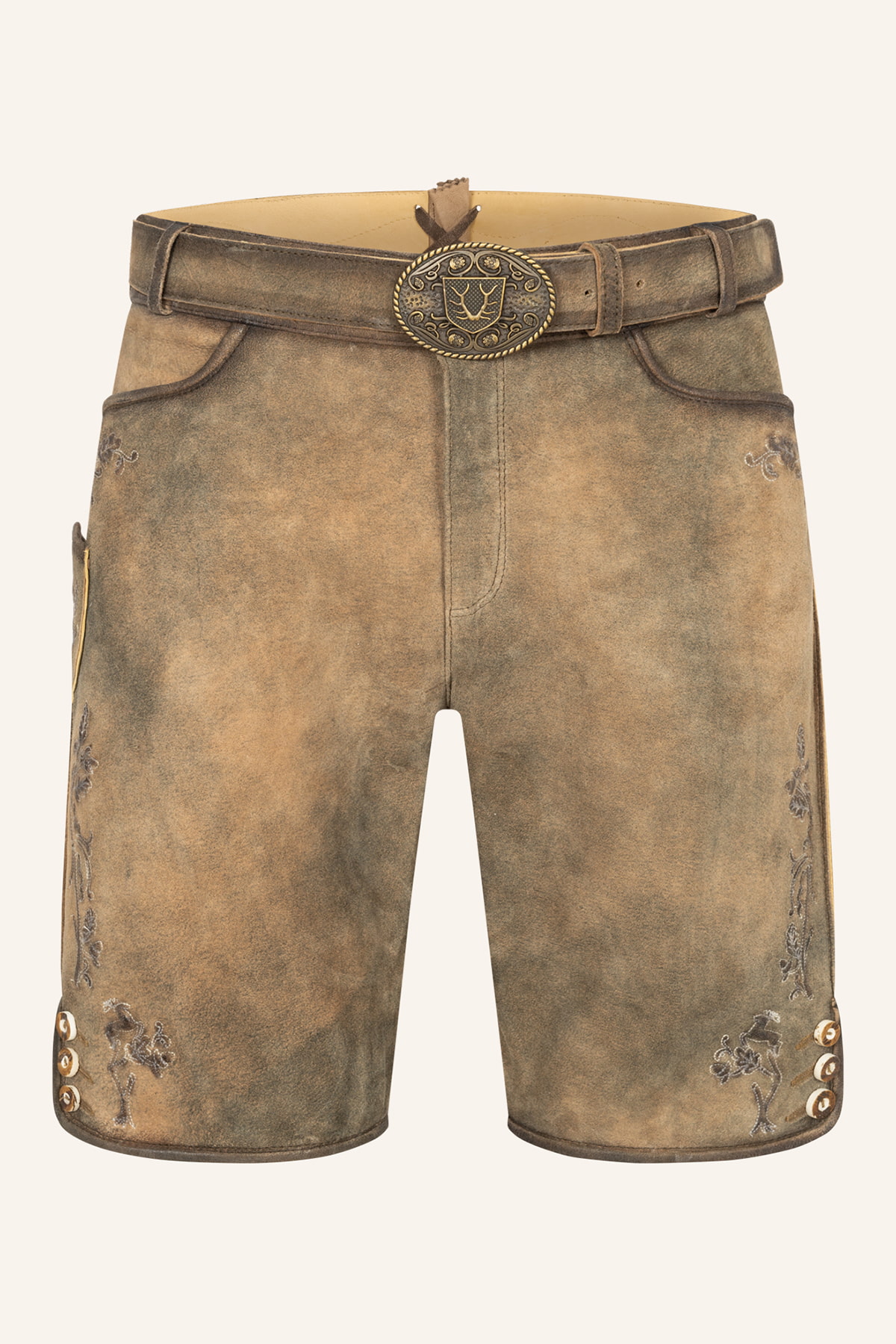 Lederhose Paulo with Belt