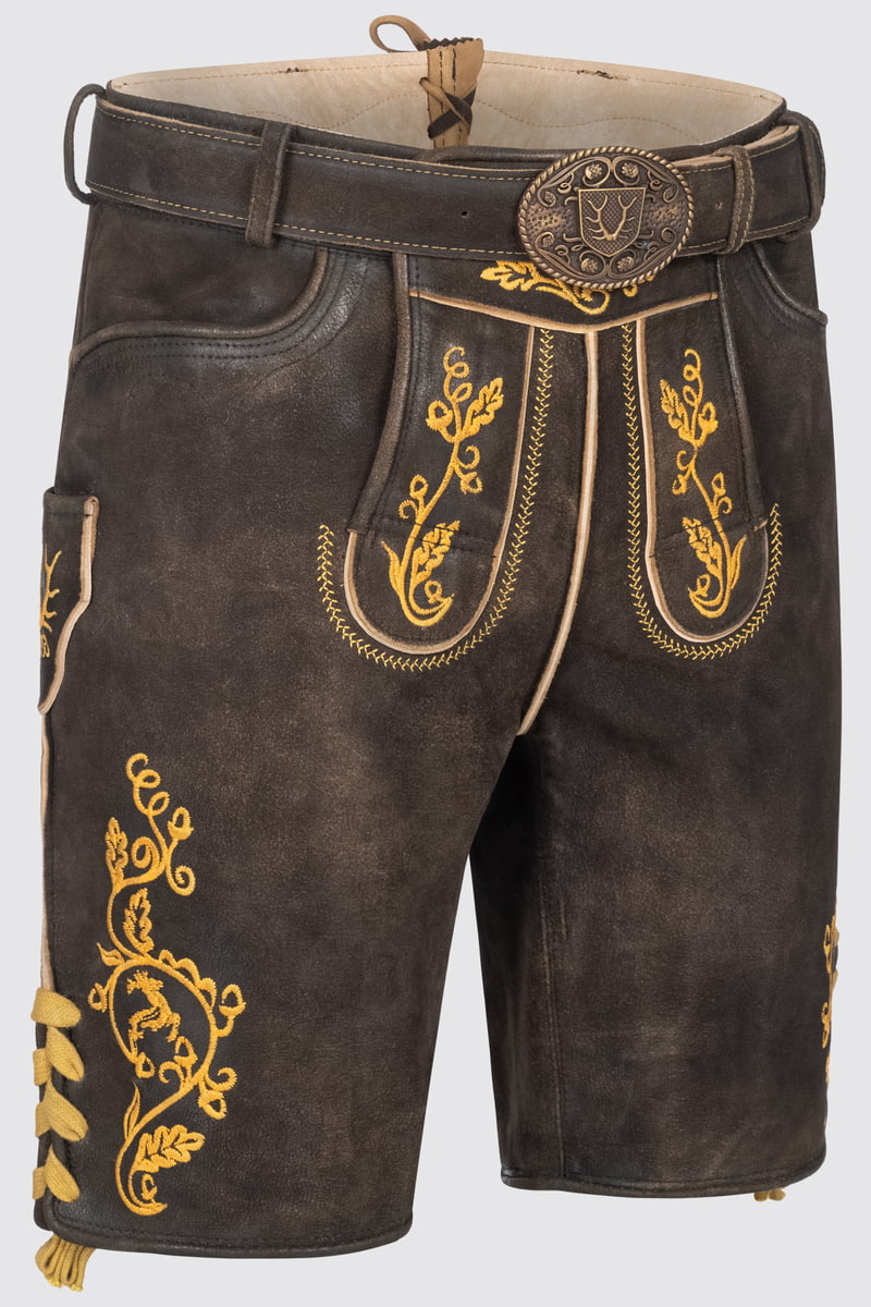 Lederhose Tilo mit Gürtel