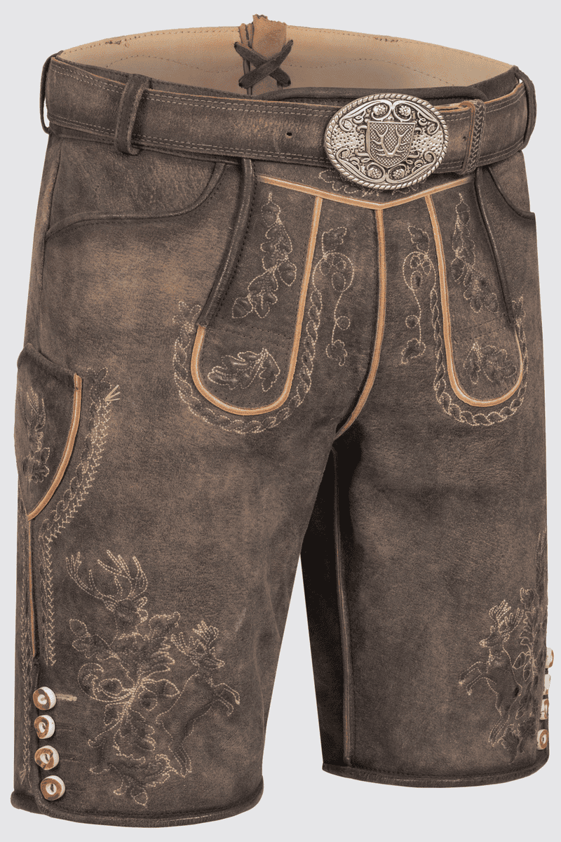 Lederhose Theodor with belt