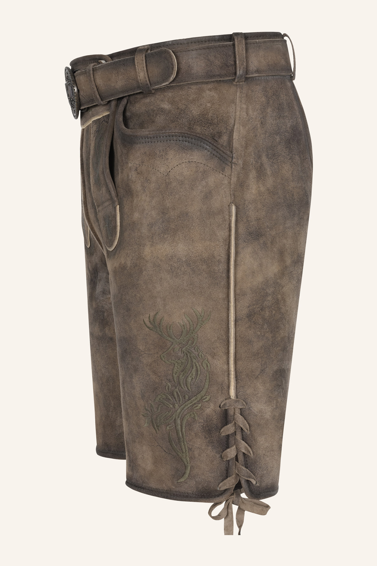 Lederhose Diran mit Gürtel