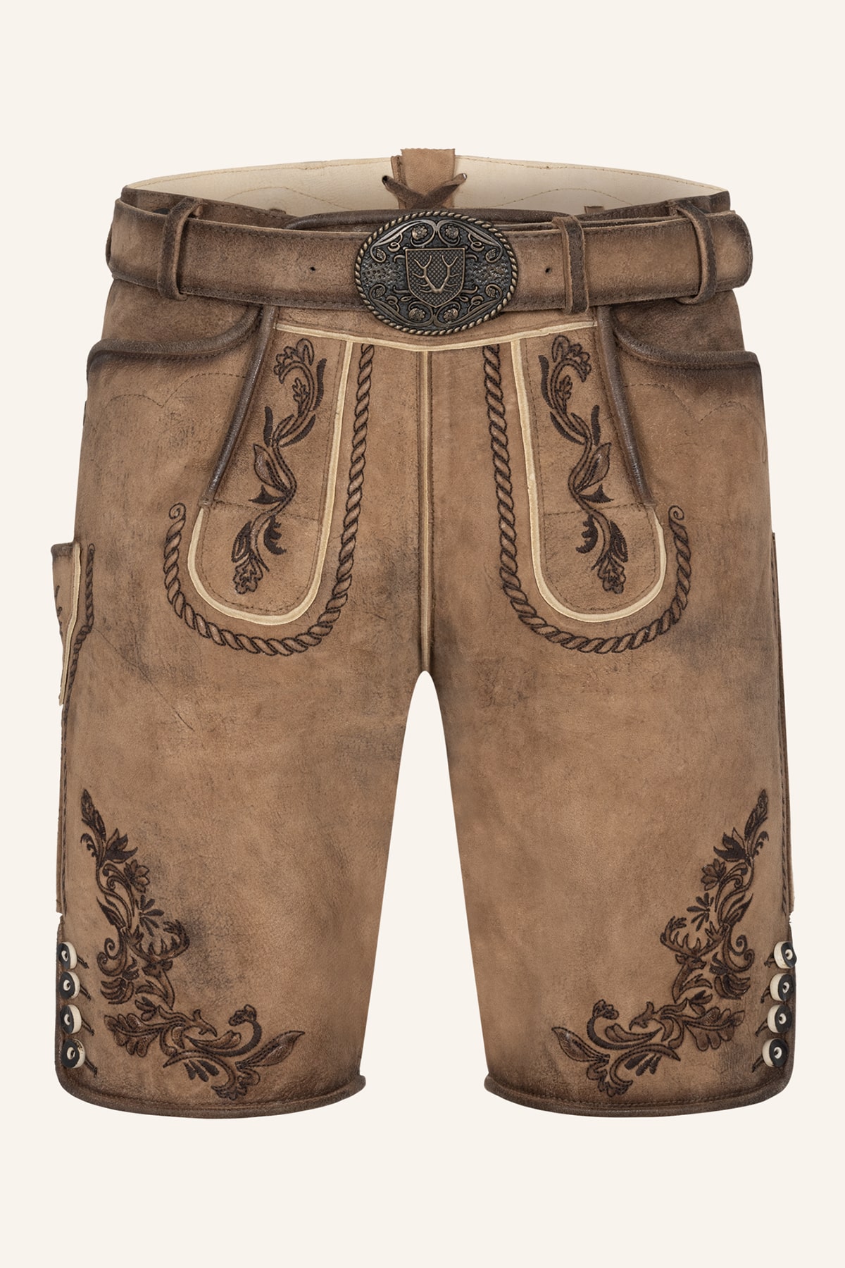 Lederhose Devian with belt