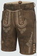 Lederhose Quan mit Gürtel
