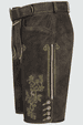 Lederhose Milian mit Gürtel