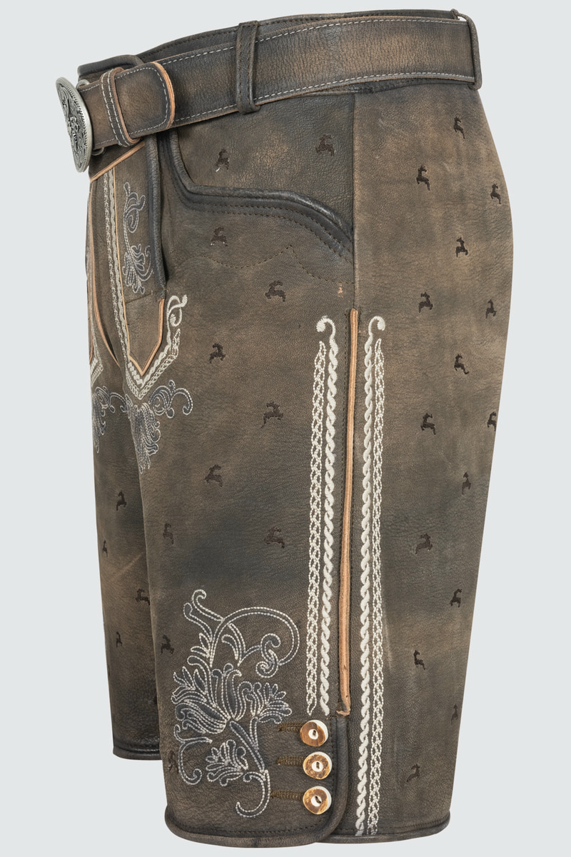 Lederhose Lukas with belt