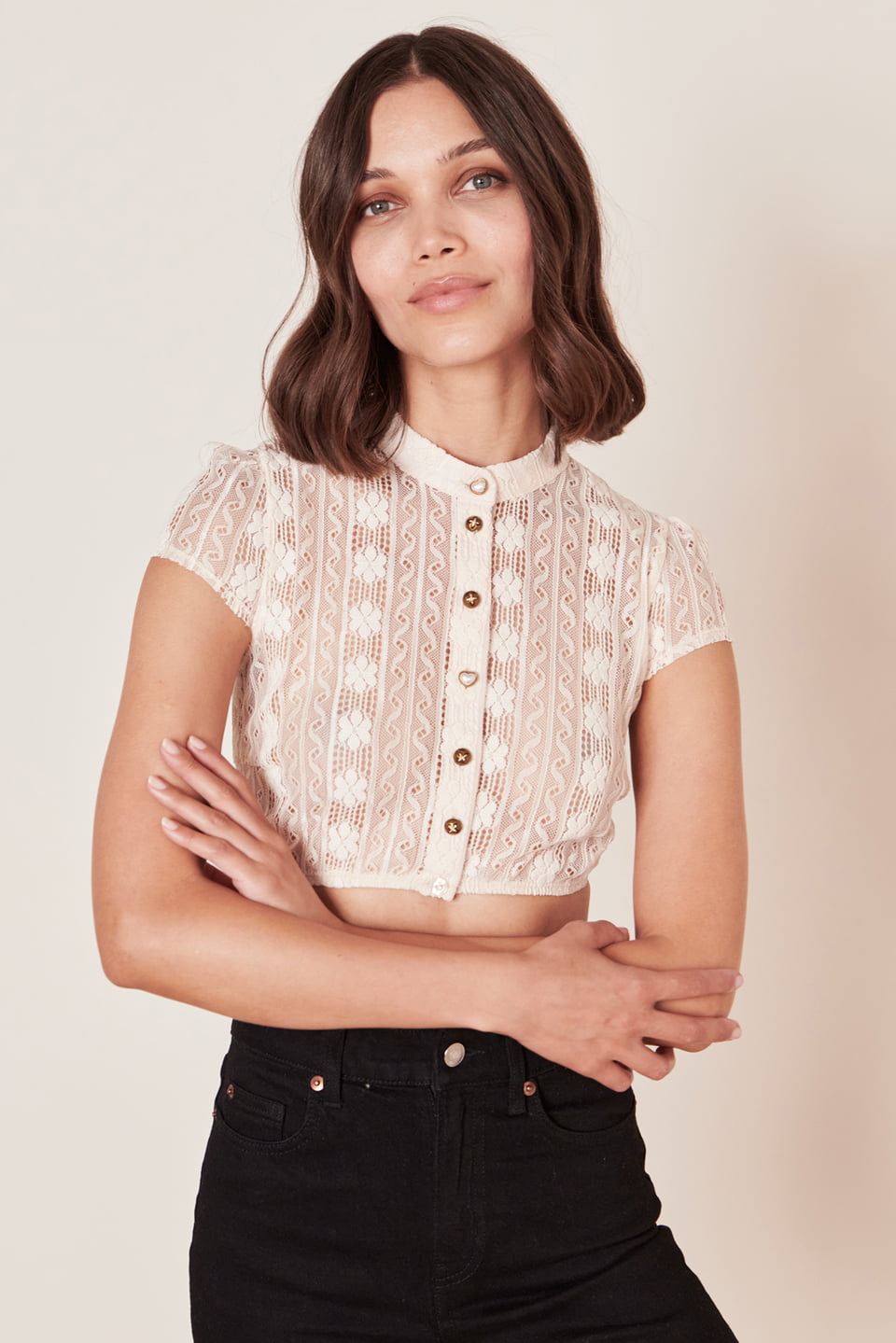 Dirndlbluse Lavina