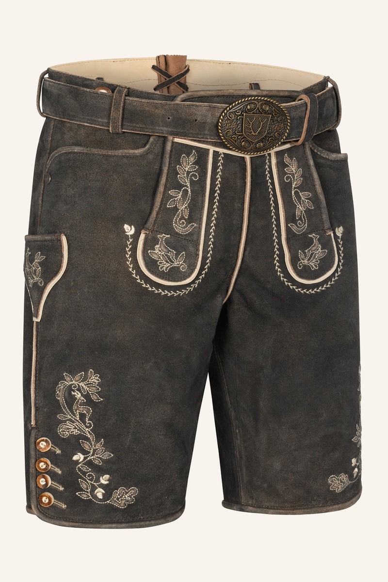 Lederhose Arendt mit Gürtel