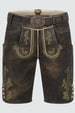 Lederhose Milian mit Gürtel