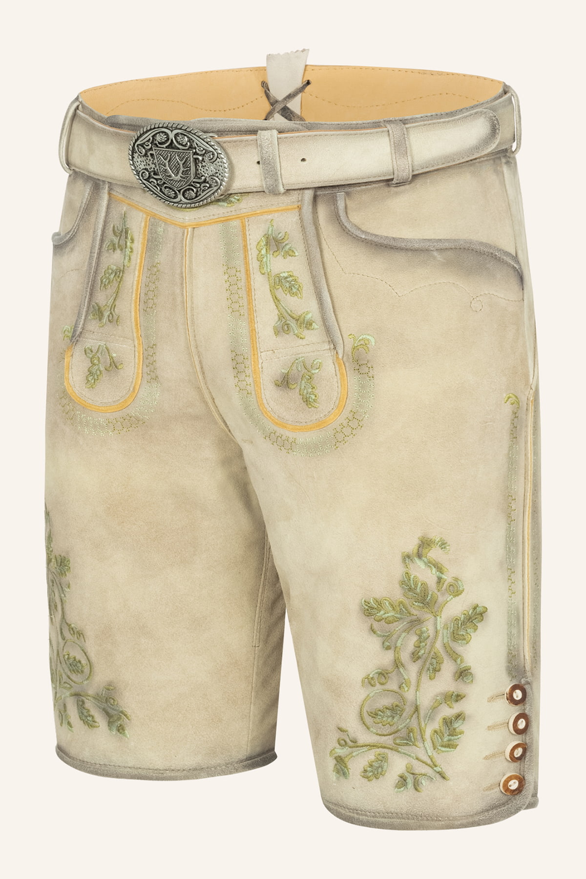 Lederhose Arlo mit Gürtel