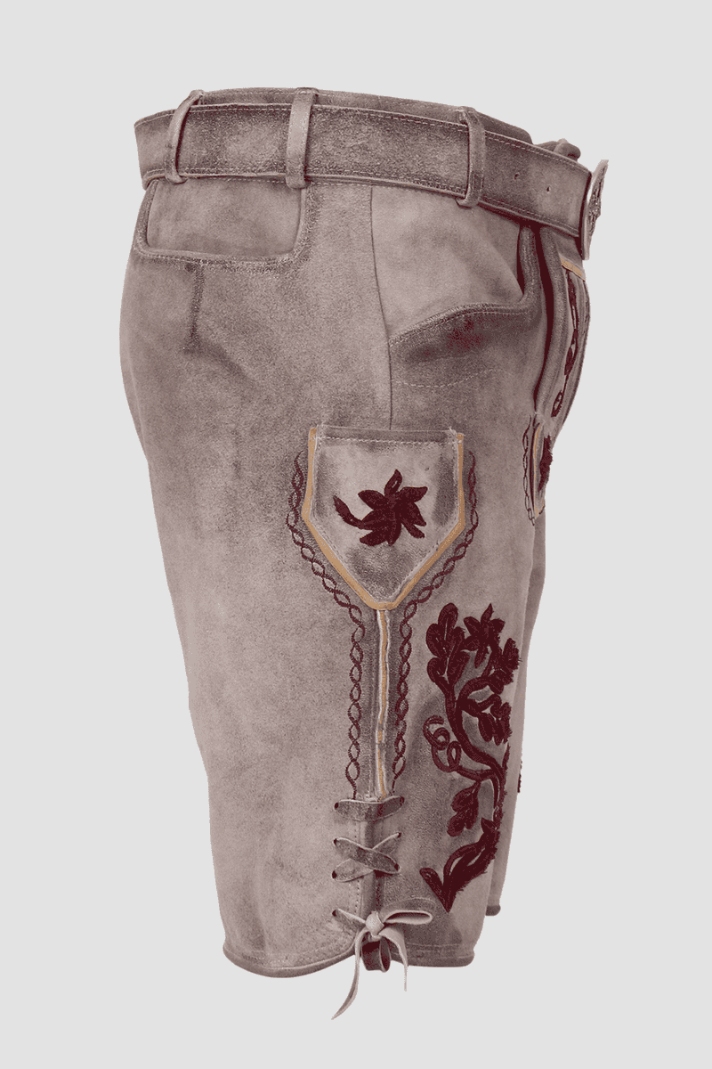 Lederhose Dominik mit Gürtel