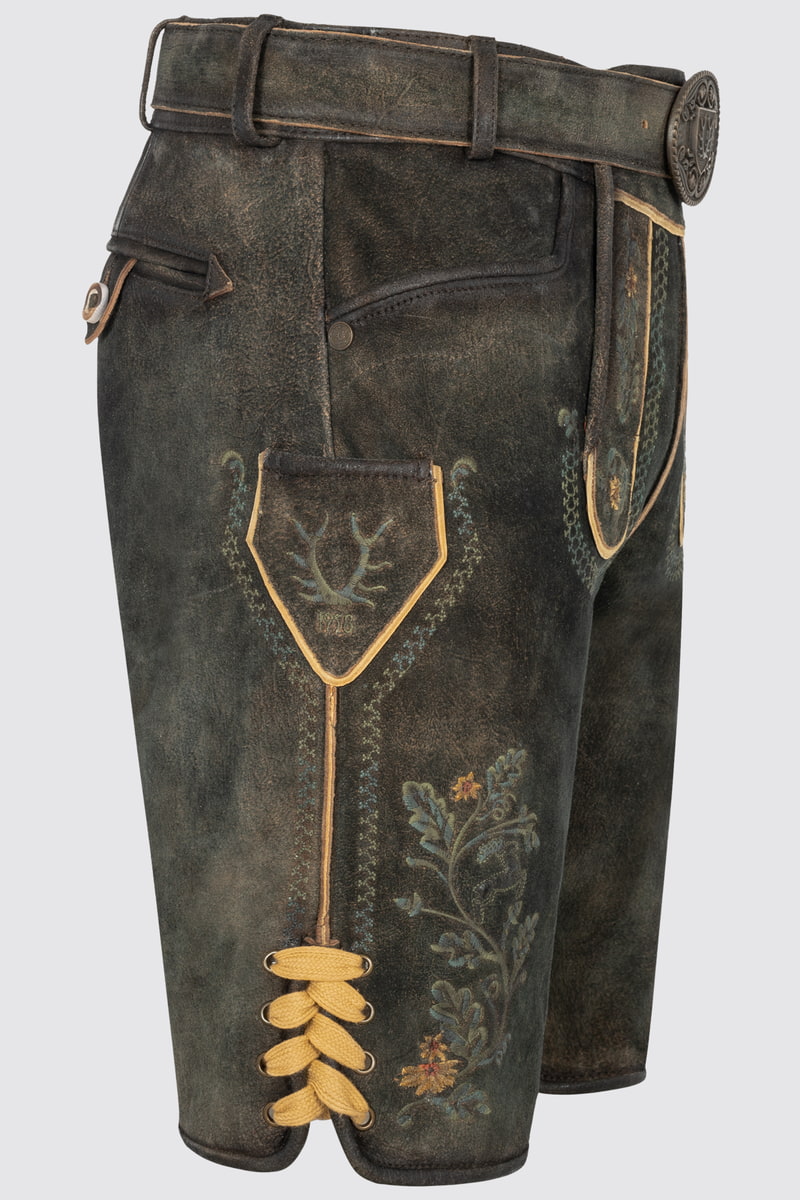 Lederhose Charlie mit Gürtel