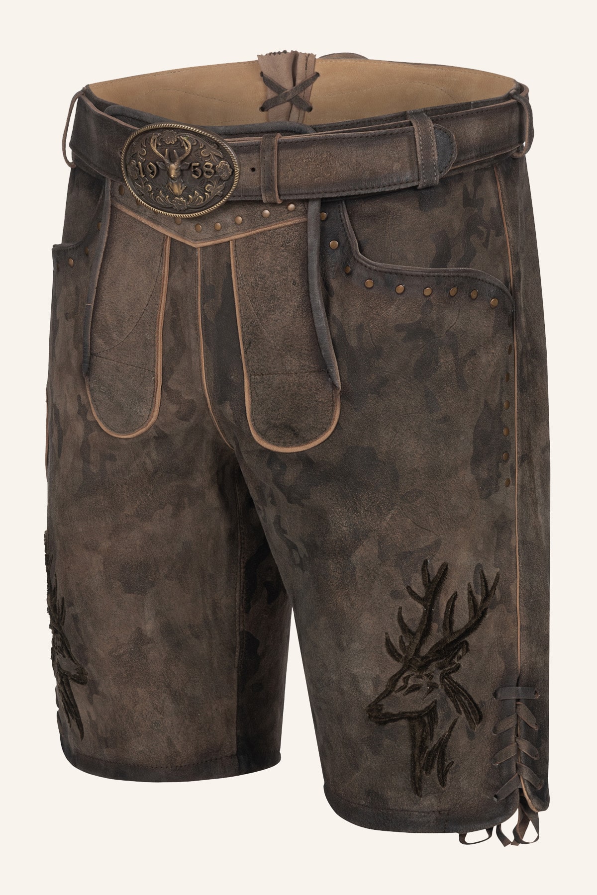 Lederhose Matze with belt 