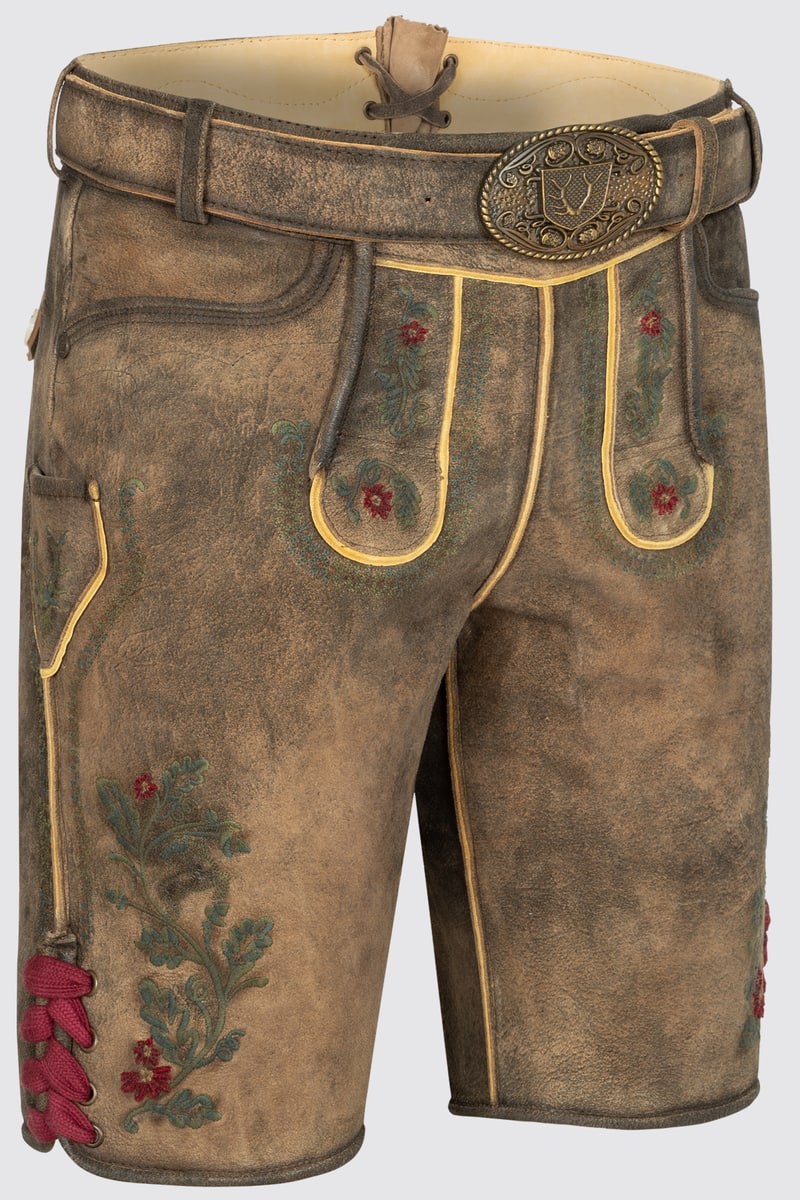 Lederhose Charlie mit Gürtel