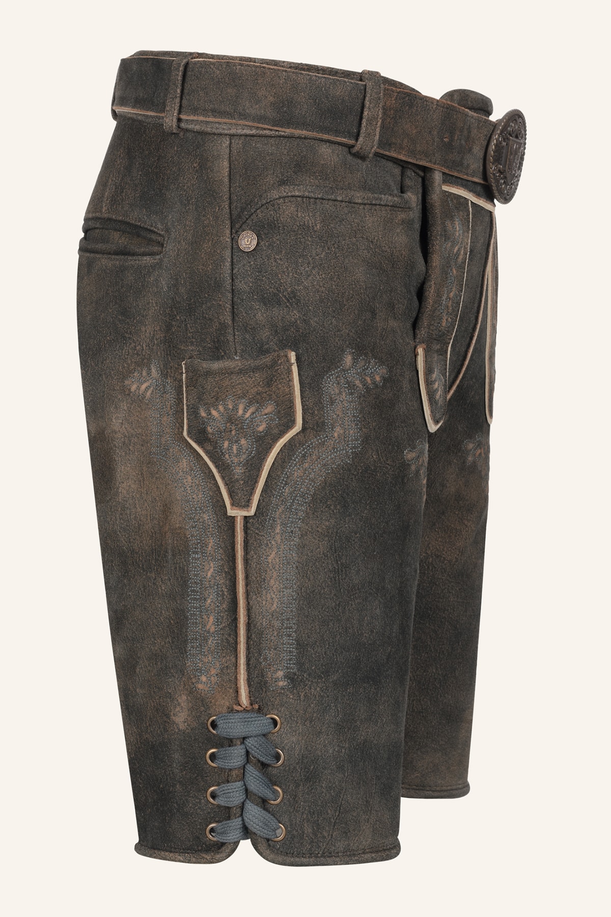 Lederhose Curtis mit Gürtel