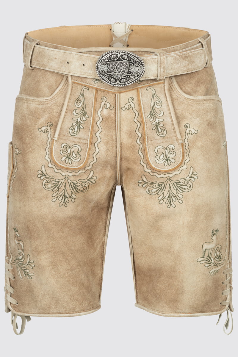 Lederhose Sascha mit Gürtel
