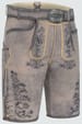 Lederhose Juan mit Gürtel