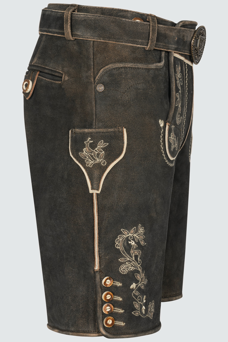 Lederhose Arendt mit Gürtel
