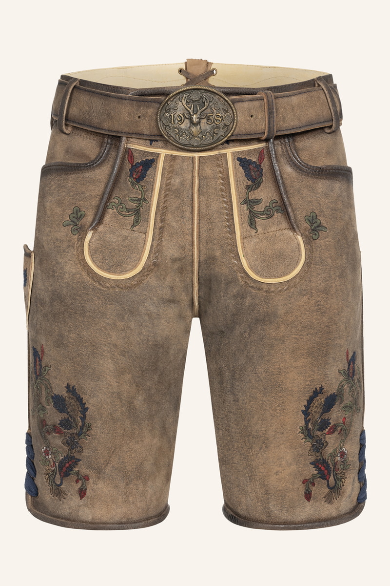 Lederhose Emil with belt