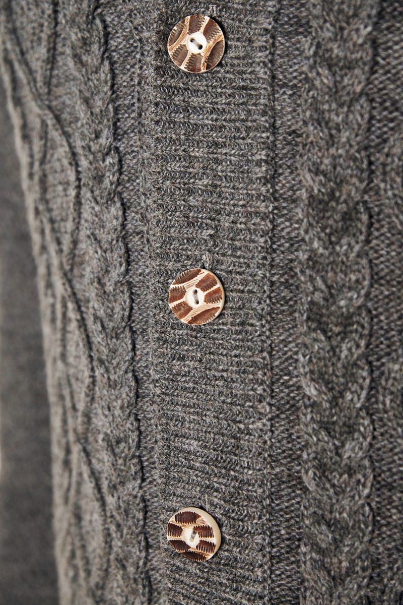 Strickjacke Maxi