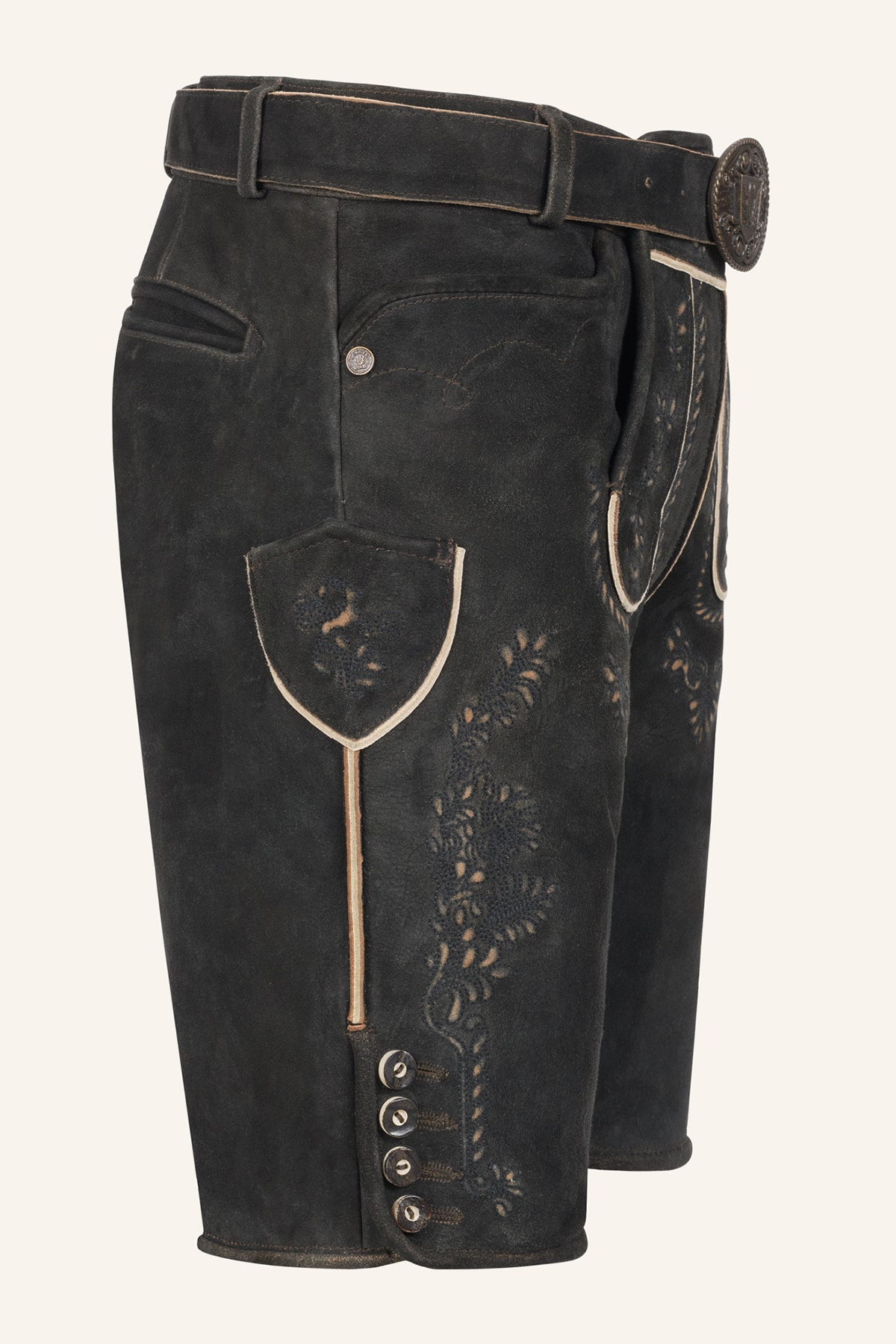 Lederhose Gaspar with belt