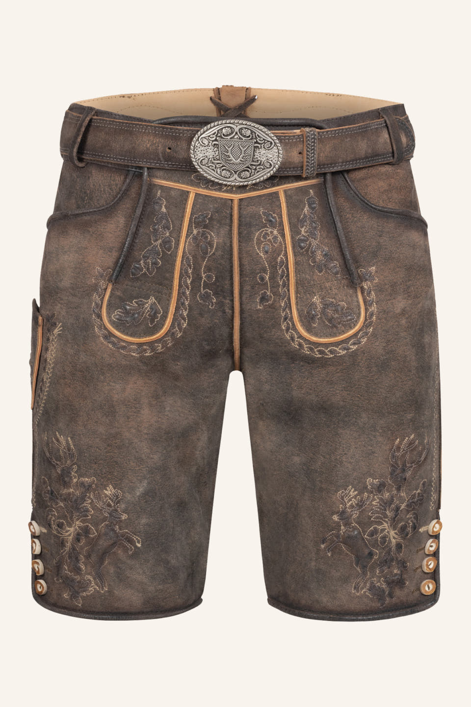Lederhose Theodor with belt