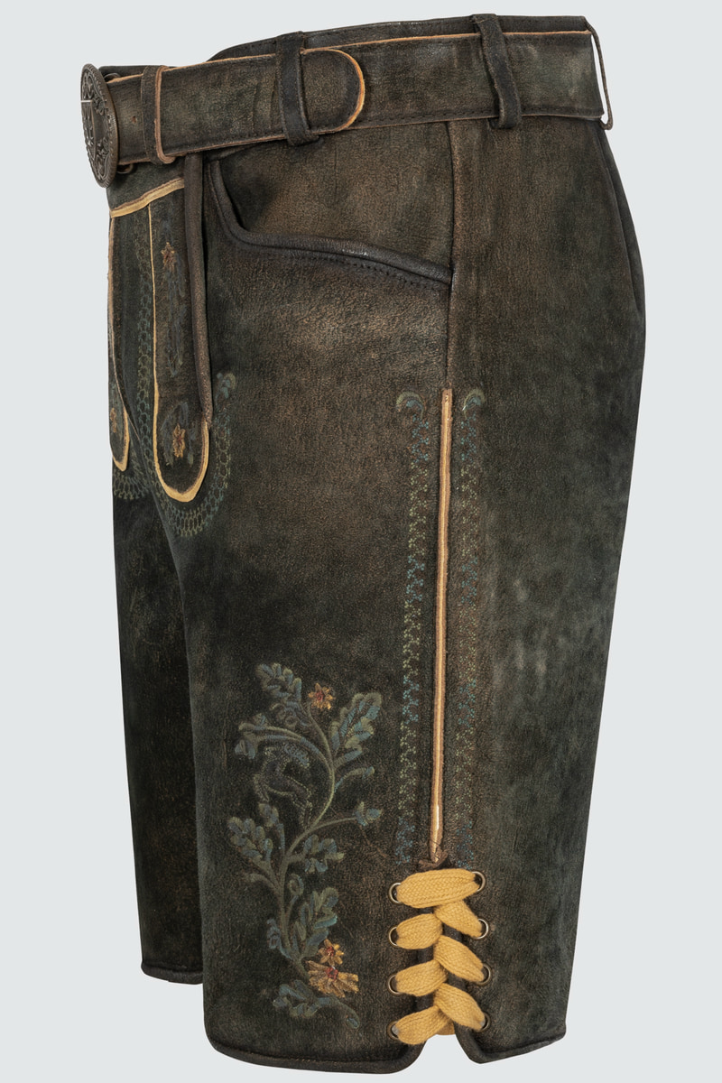 Lederhose Charlie mit Gürtel