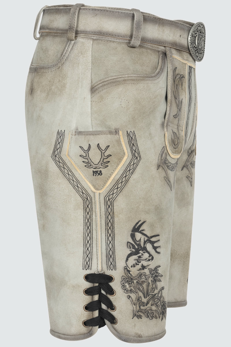 Lederhose Kaui mit Gürtel