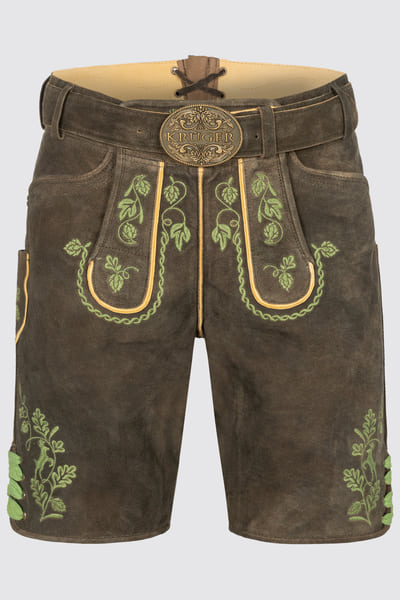 Lederhose Cassius with Belt