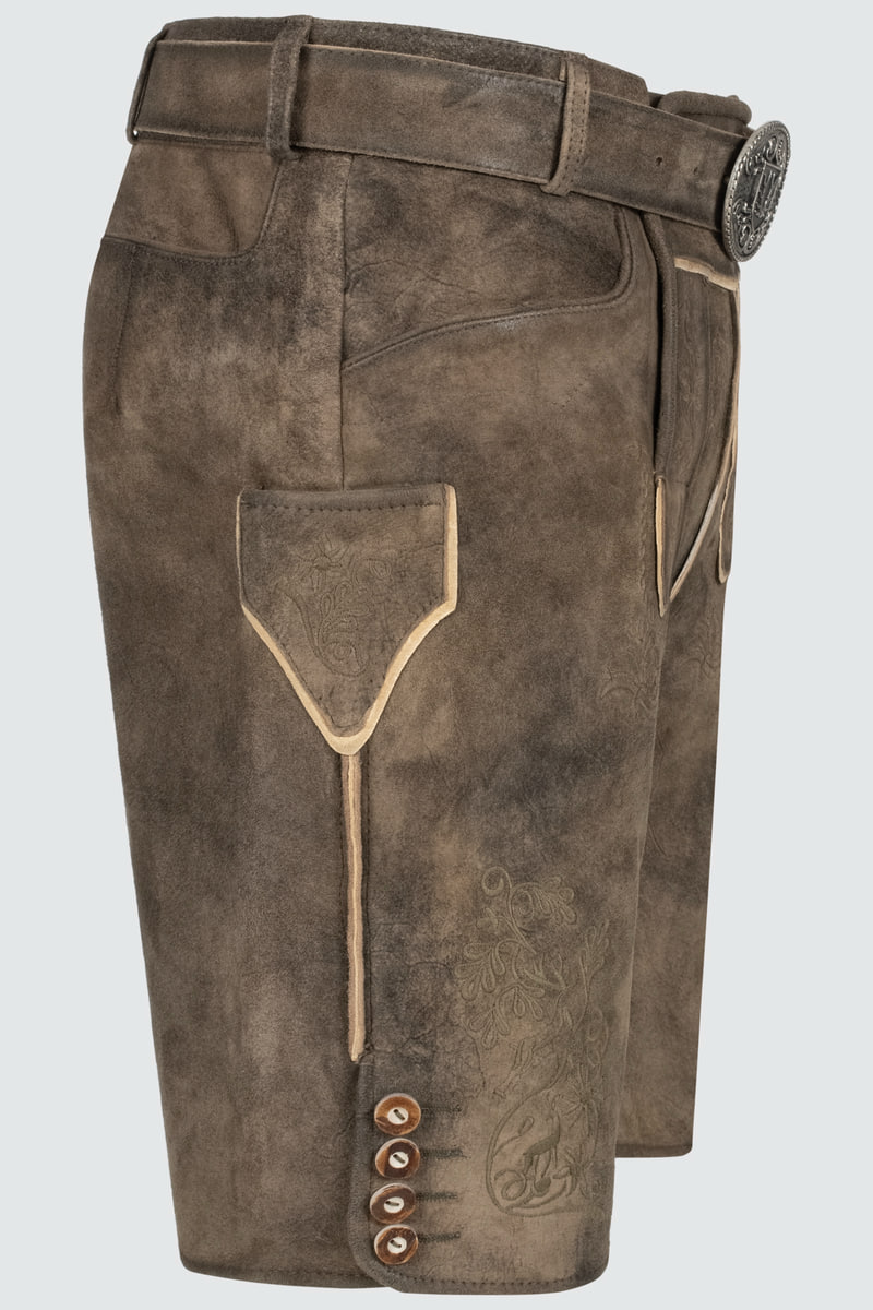 Lederhose Denis mit Gürtel