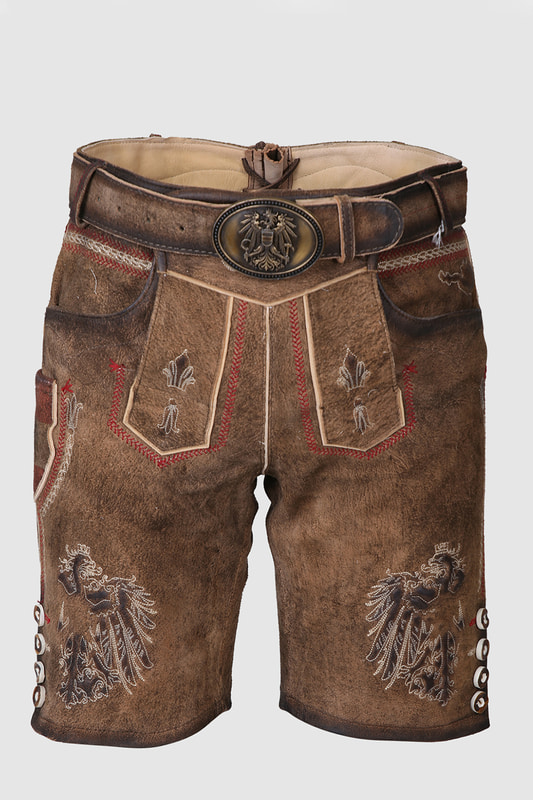 Lederhose Mei Hoamat mit Gürte günstig online kaufen