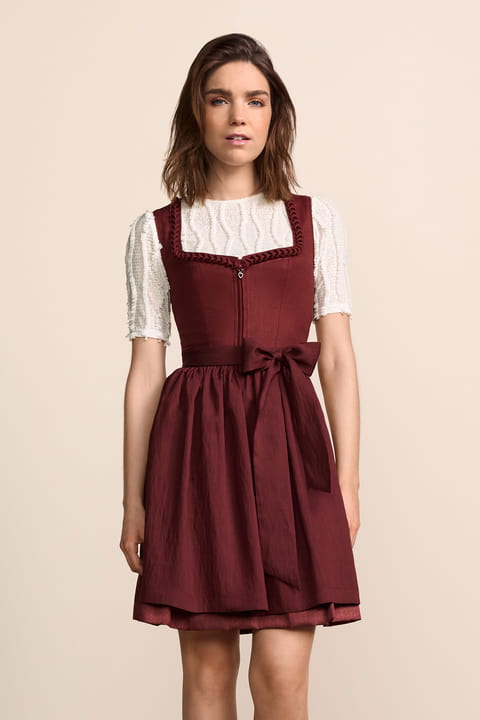 knee length dresses for ladies Charcoal Grey Drop Waist Mini Dress main image 0