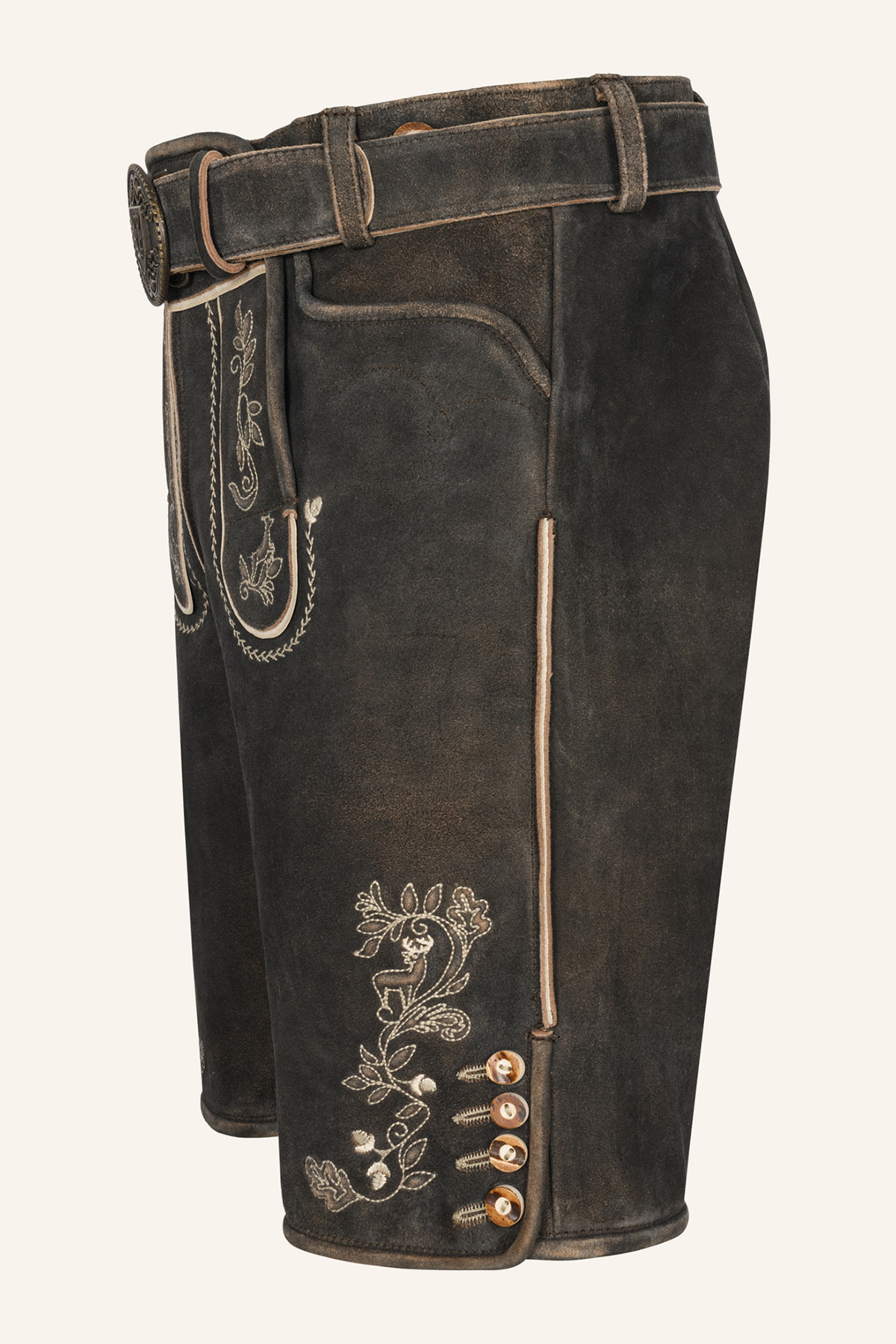 Lederhose Arendt mit Gürtel