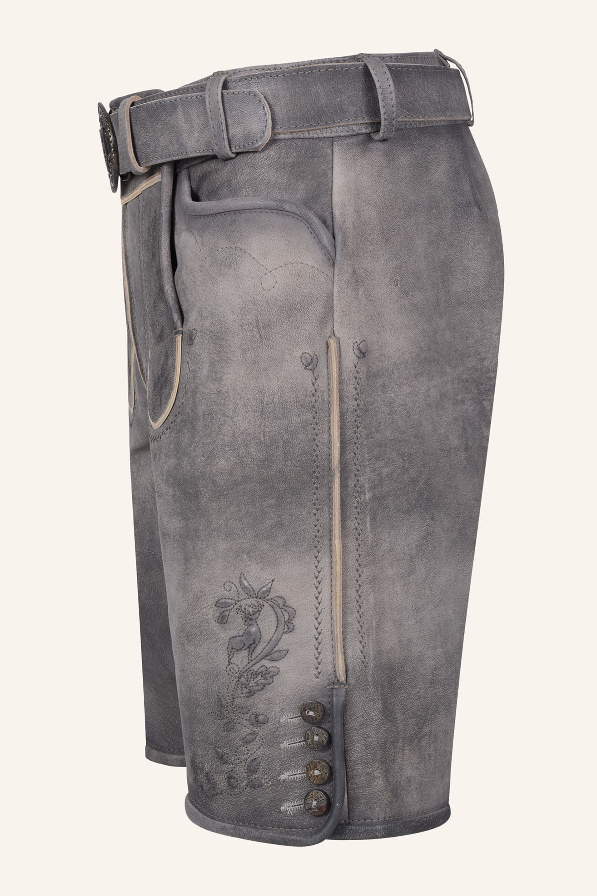Lederhose Wincent mit Gürtel