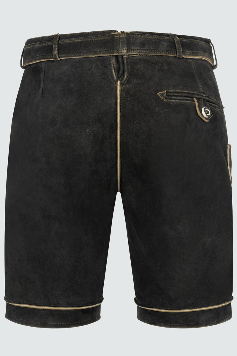 Lederhose Kuno mit Gürtel