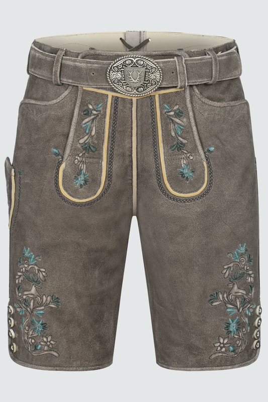 Lederhose Jorrit mit Gürtel günstig online kaufen