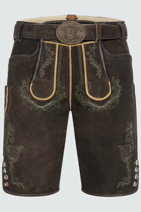 Lederhose Brandon mit Gürtel