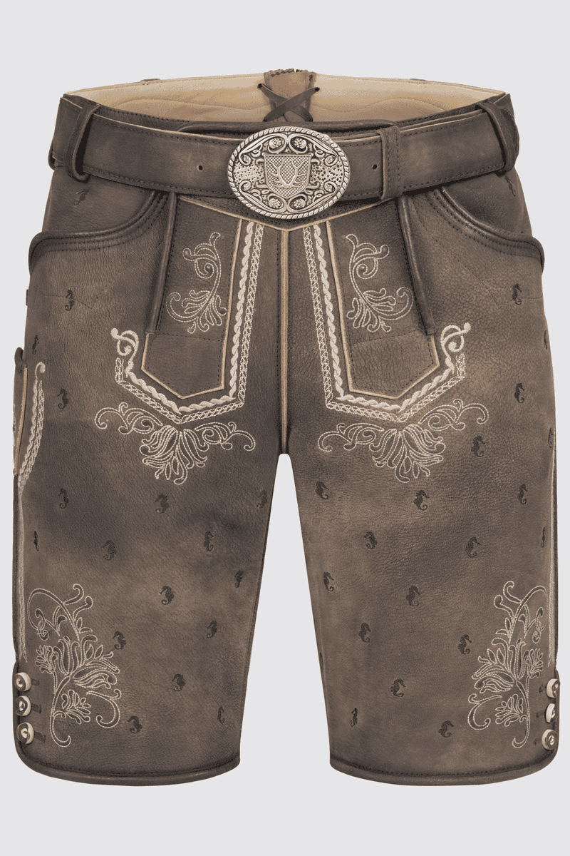 Lederhose Valerio mit Gürtel