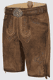Lederhose Benjamin mit Gürtel