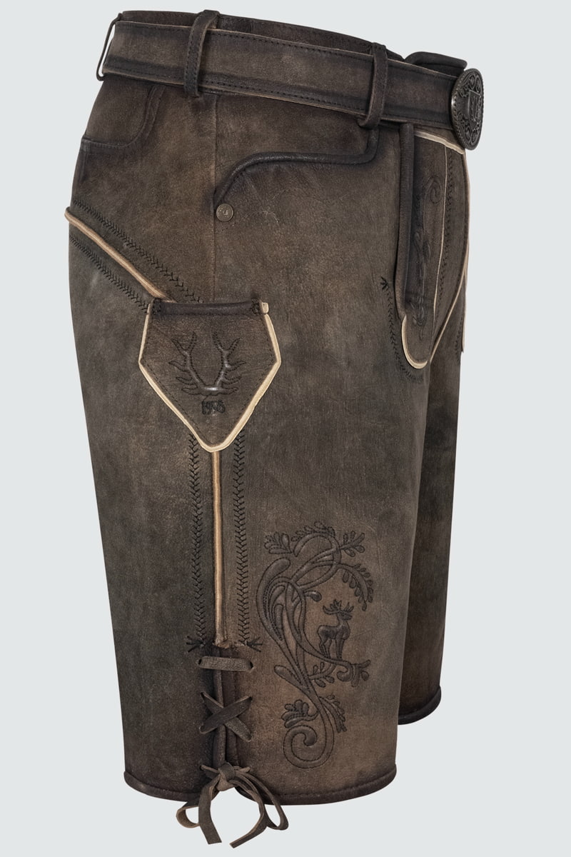 Lederhose Raul mit Gürtel