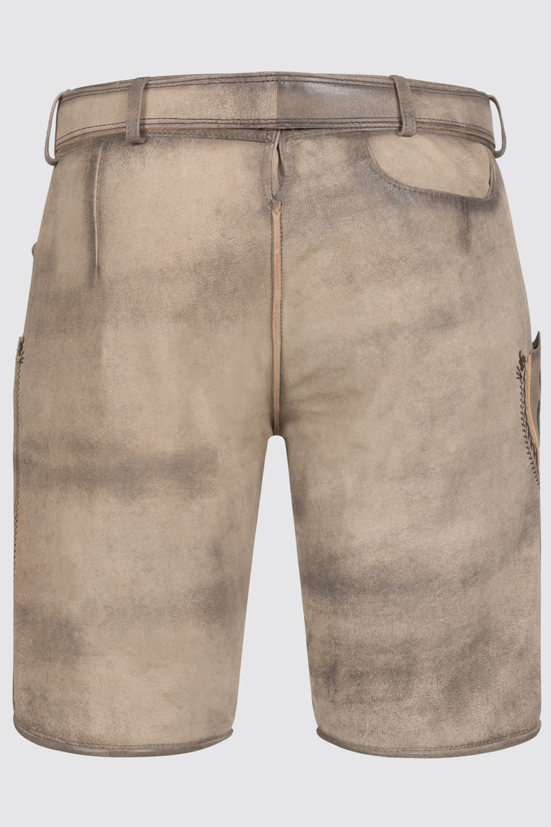 Lederhose Steven mit Gürtel