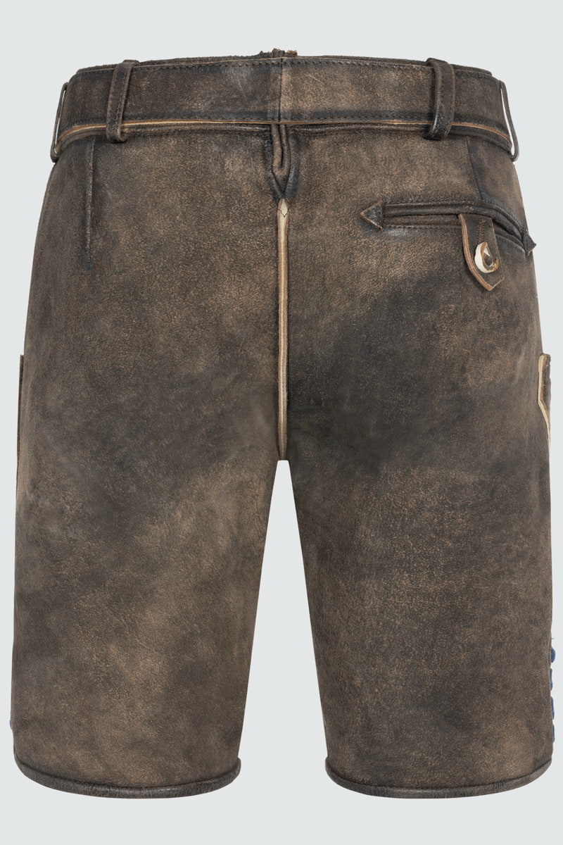 Lederhose Darian mit Gürtel